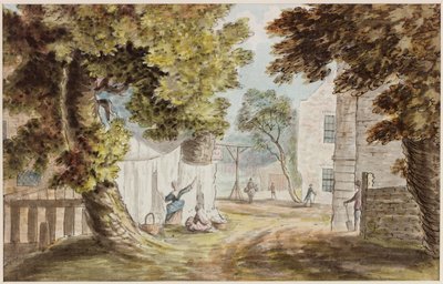 Cottage occupé - William Beilby